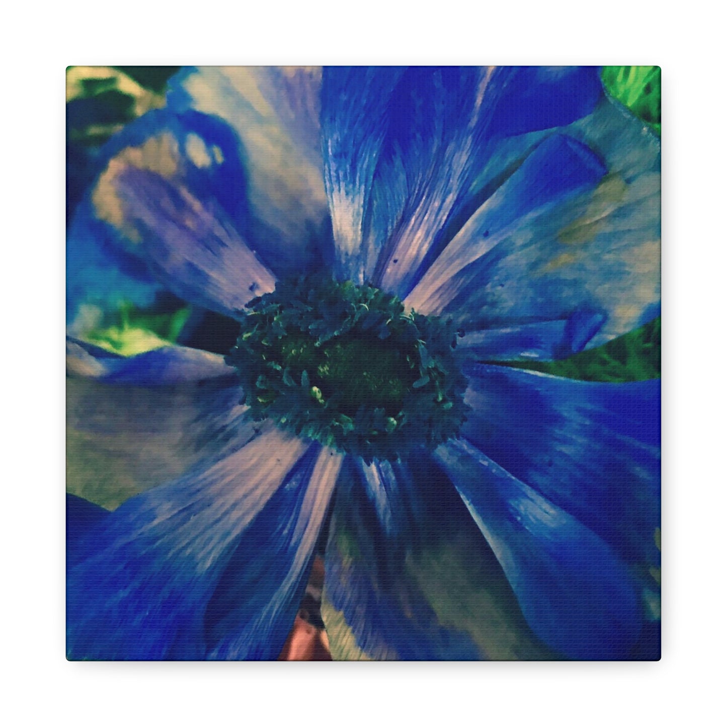 Blue Petals- Jon Carrasco Curations Gardens of the World Collection